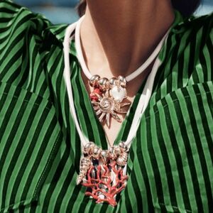Red Charm Necklace Set A1243